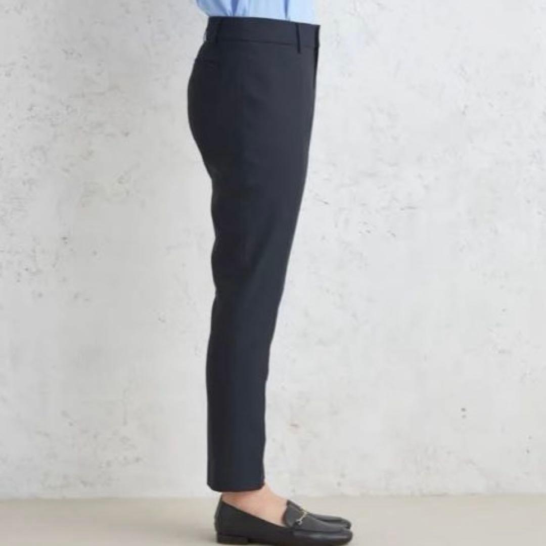 【未使用タグ付】洗えるキレイスーツ 紺ピンドット セットアップ　大きいサイズXL