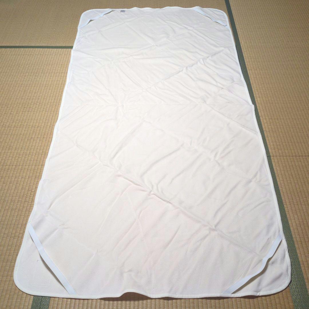 mayuarau 洗えるシルク混敷毛布カバー ベージュ 二枚セット