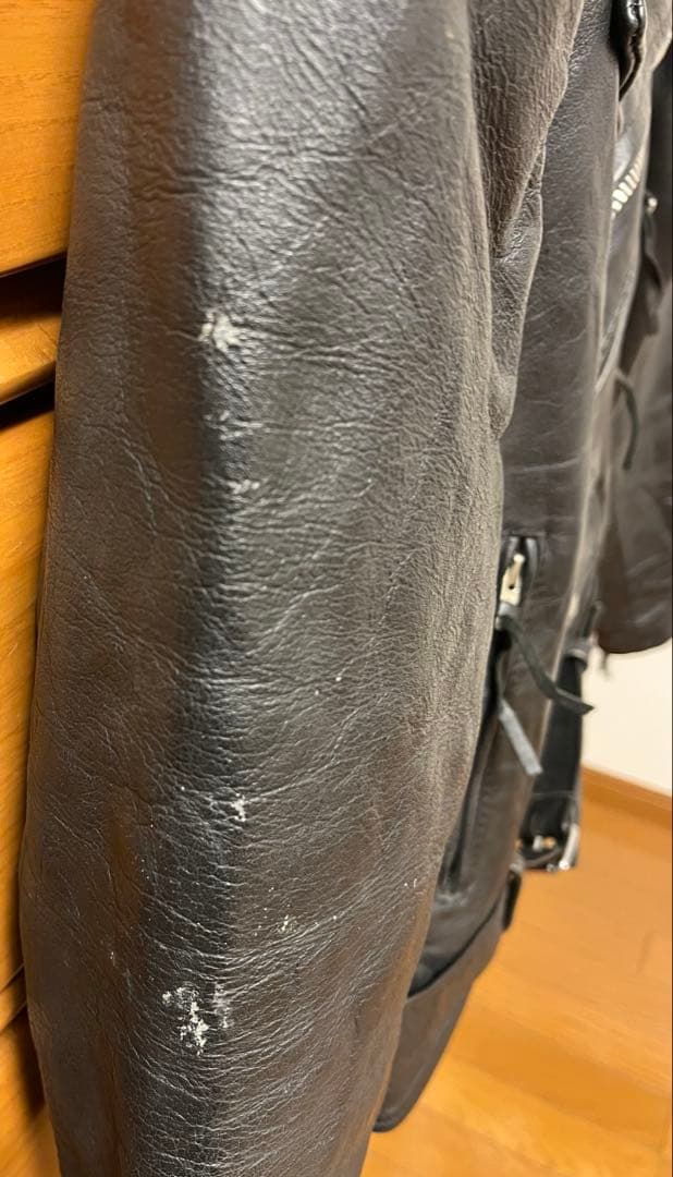 WILSONS LEATHER ダブルライダースジャケット　ブラック　メンズ　M