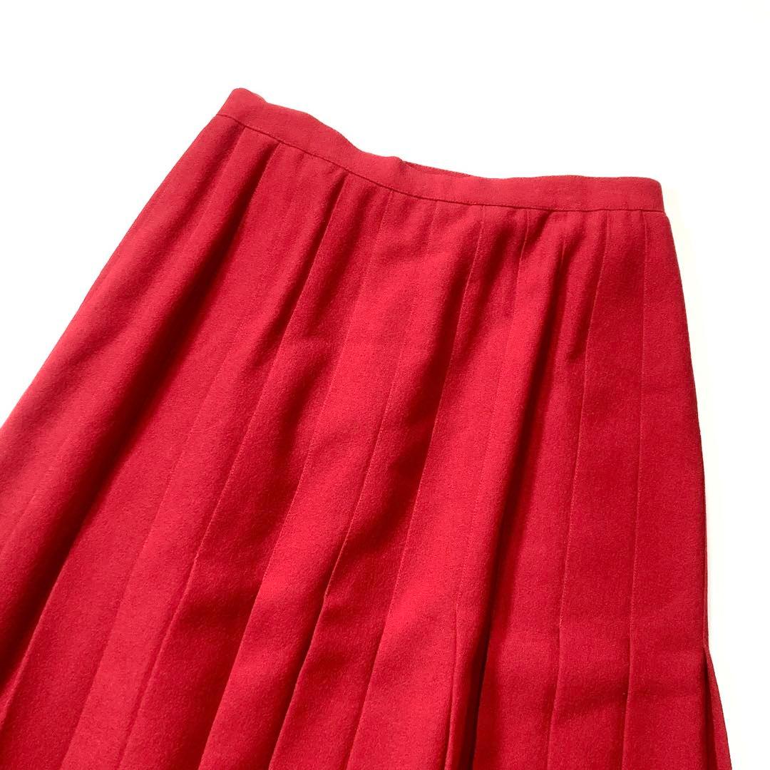 CHANEL シャネル ゴールドココボタン プリーツスカート ヴィンテージ 34