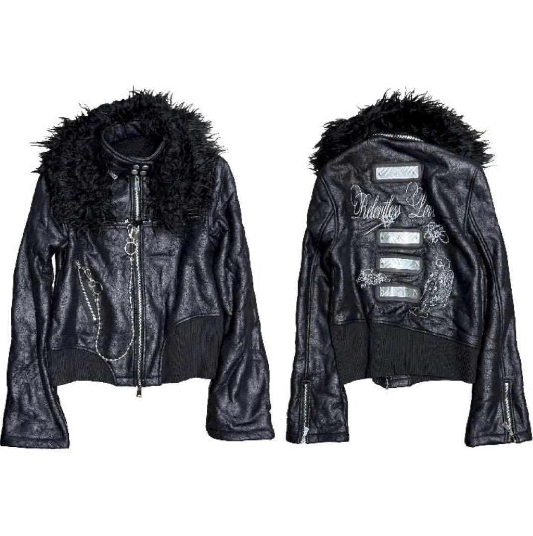 SCULTURE TOKYO trisegge レザージャケット Y2k パンク