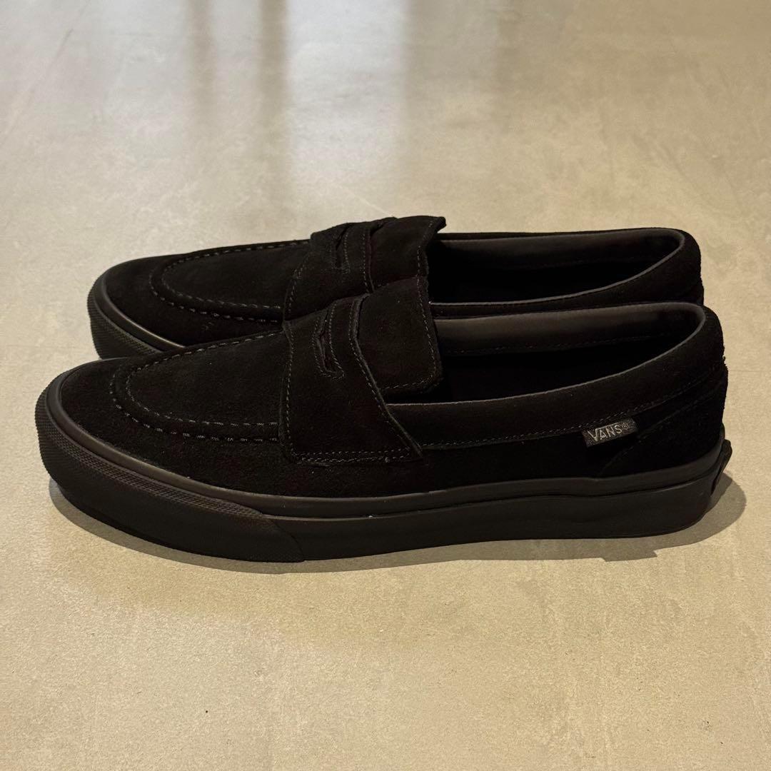 VANS バンズ ローファー V196CF CN スエード ブラック 23.0
