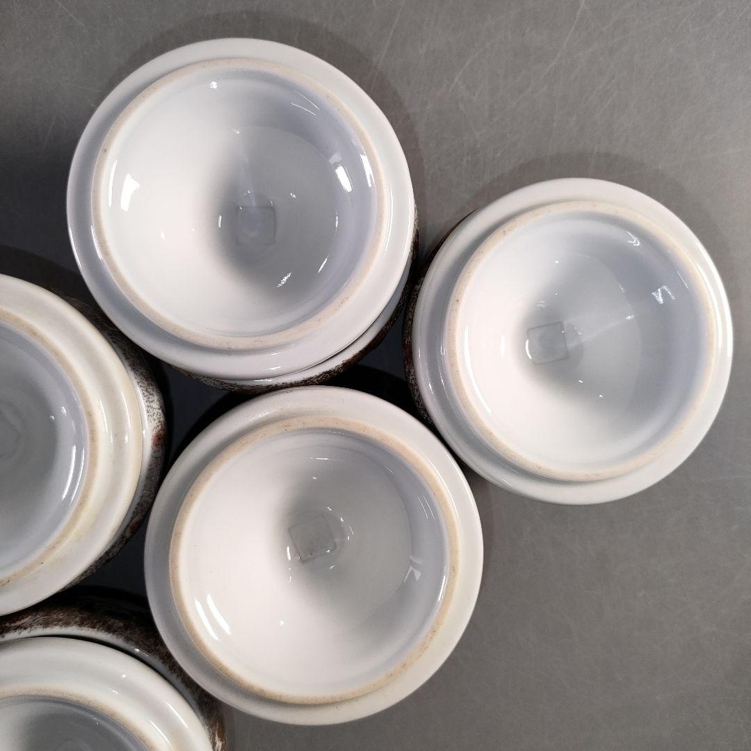 A1376-1/豊前吉右衛門窯/永末吉右衛門/金彩唐草文蓋付小鉢6客/懐石道具/