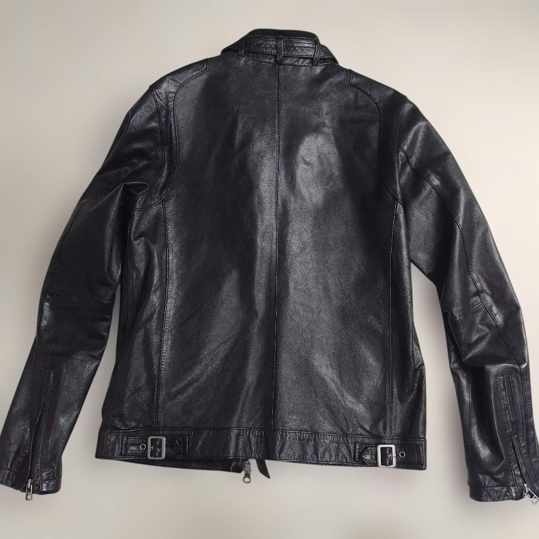 ✨極美品✨ジャーナルスタンダード　高級　山羊革ライダースジャケットWジップL黒