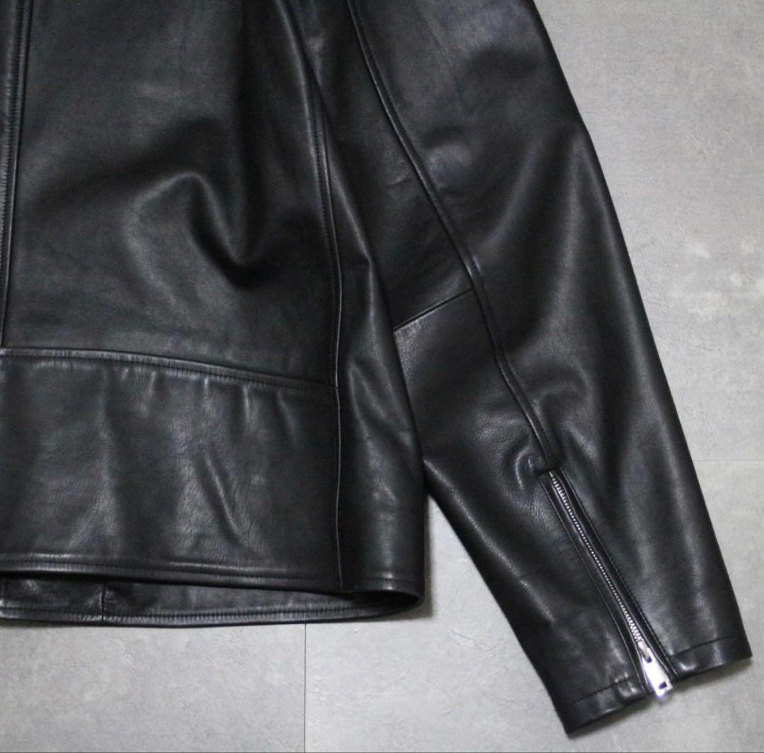 Theory レザージャケットメンズ XXL 黒