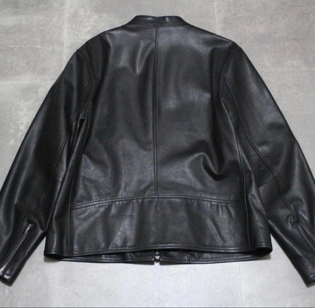 Theory レザージャケットメンズ XXL 黒