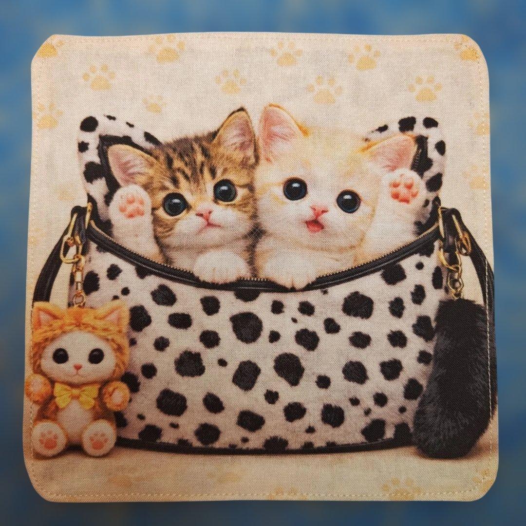 ご確認用　うきたん(*´꒳`*)❤︎様　ハンカチ　ねこちゃん柄12/28