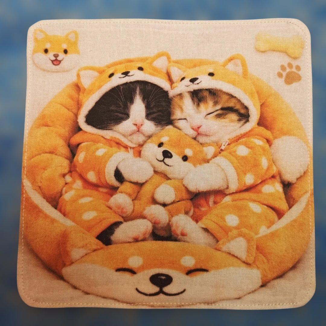 ご確認用　うきたん(*´꒳`*)❤︎様　ハンカチ　ねこちゃん柄12/28