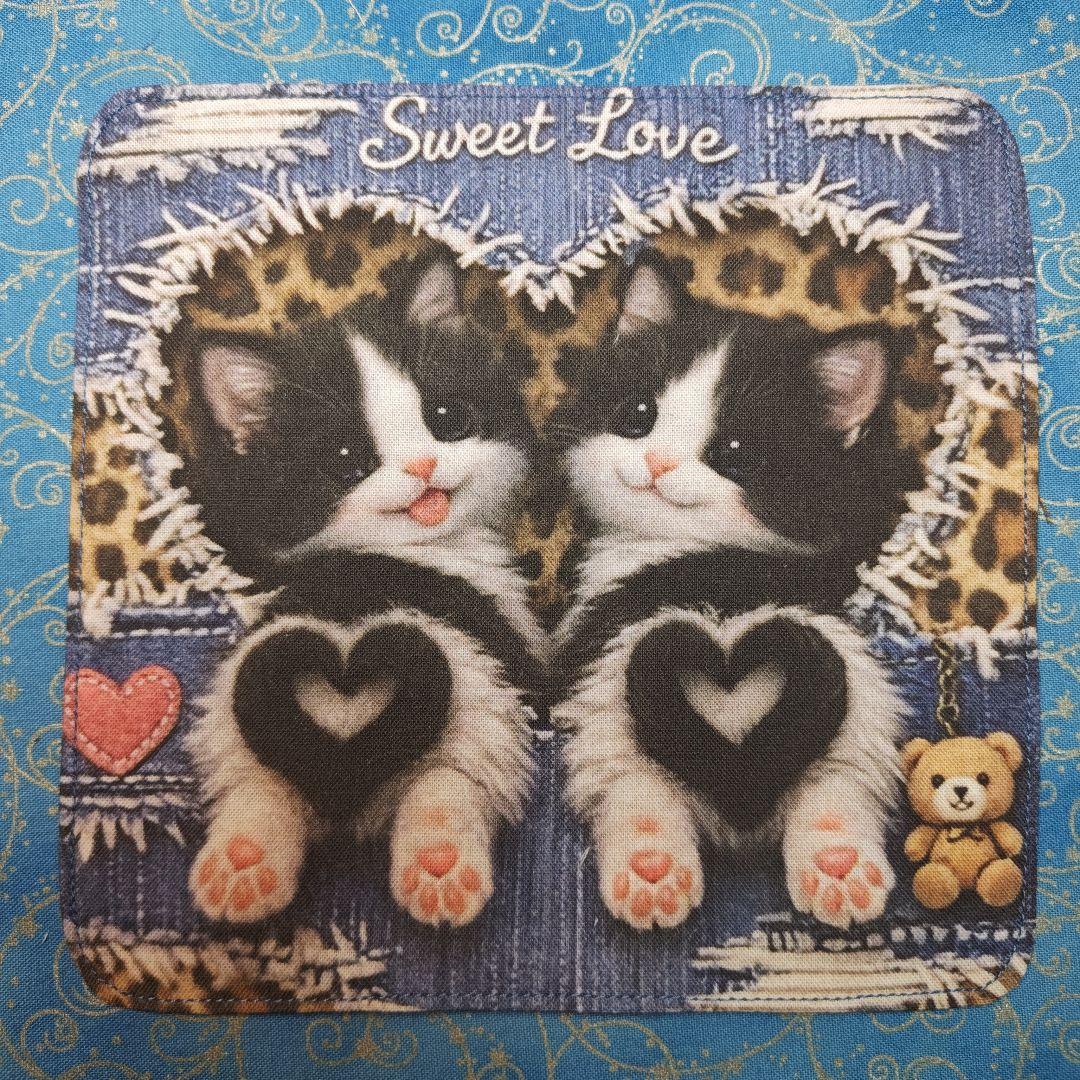 ご確認用　うきたん(*´꒳`*)❤︎様　ハンカチ　ねこちゃん柄12/28