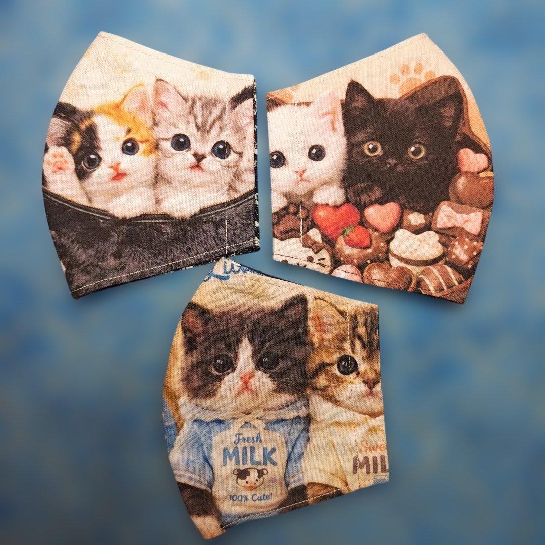 ご確認用　うきたん(*´꒳`*)❤︎様　ハンカチ　ねこちゃん柄12/28