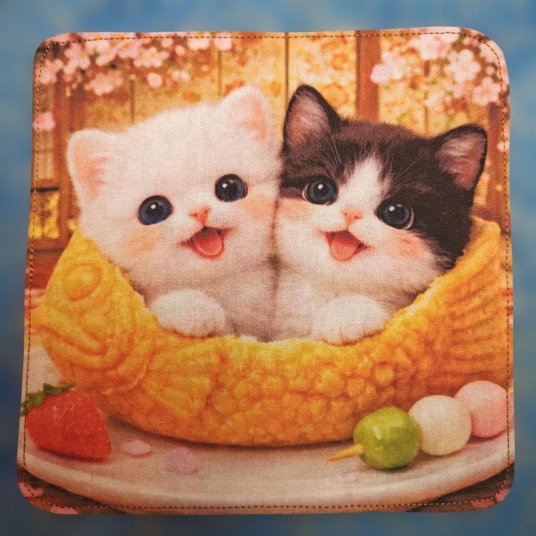 ご確認用　うきたん(*´꒳`*)❤︎様　ハンカチ　ねこちゃん柄12/28