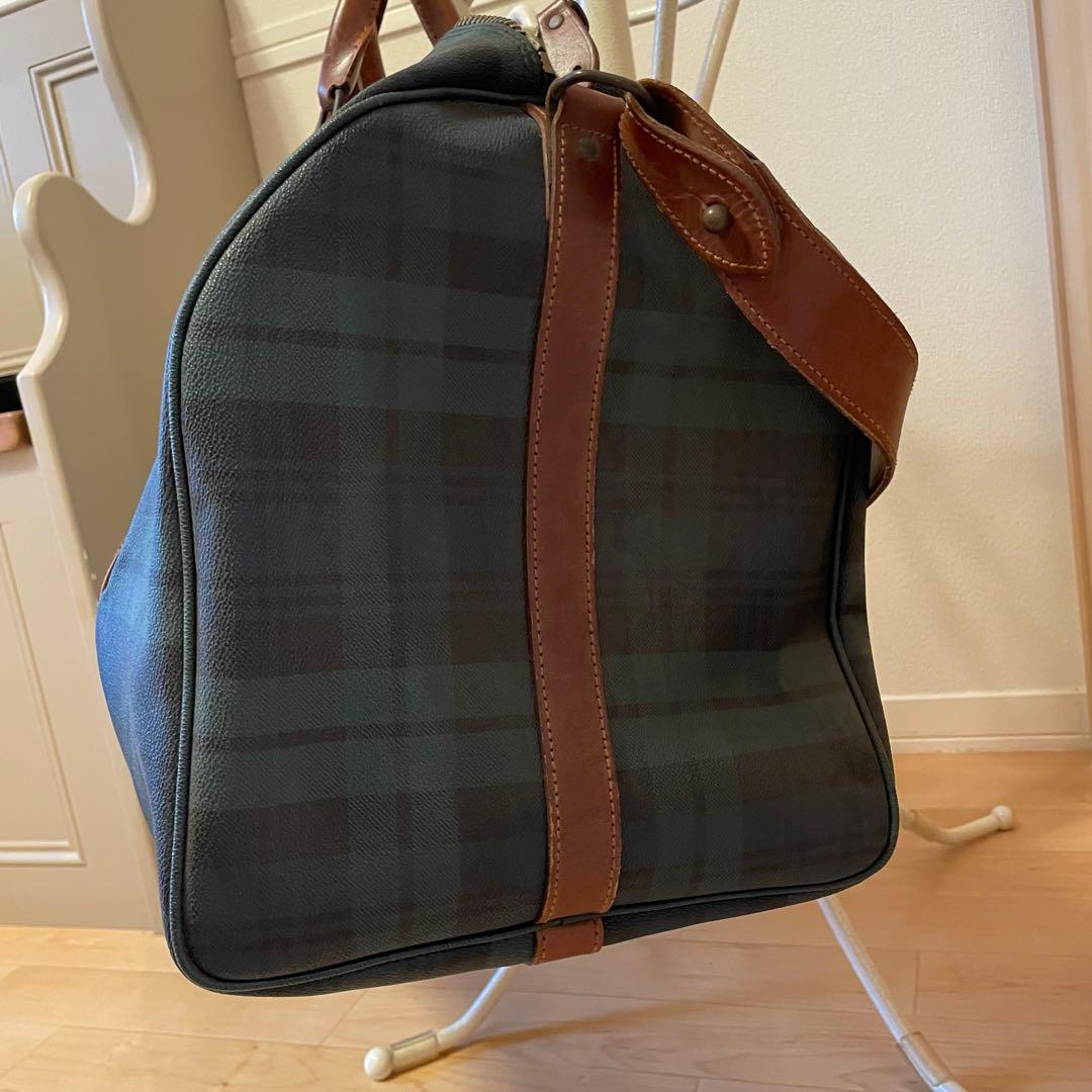 希少レア　ラルフローレンボストンバッグ チェック柄