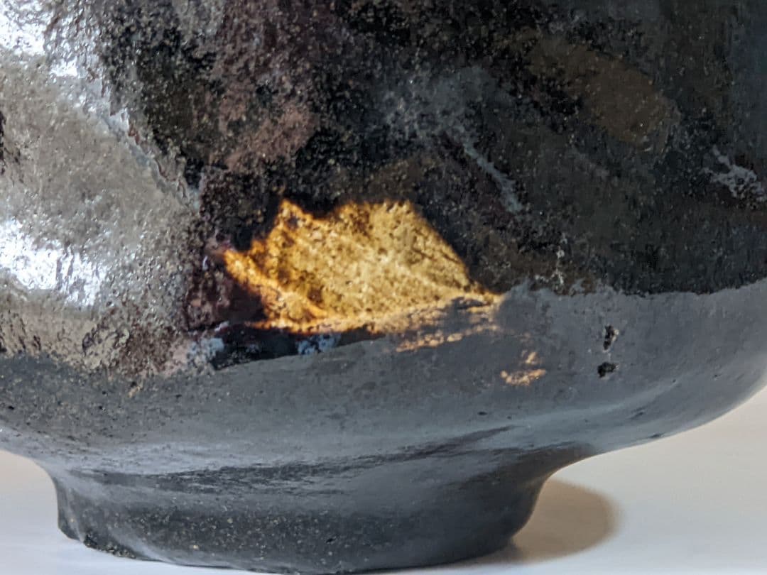 ♦茶道具 黒楽茶碗 抹茶碗 美術工芸品 アンティーク 骨董品 コレクション