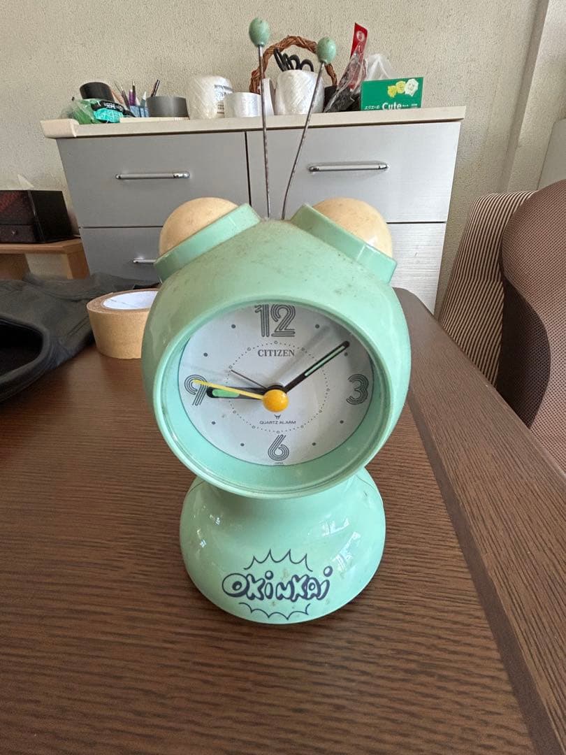 CITIZEN OKINIKAI カエル型置時計