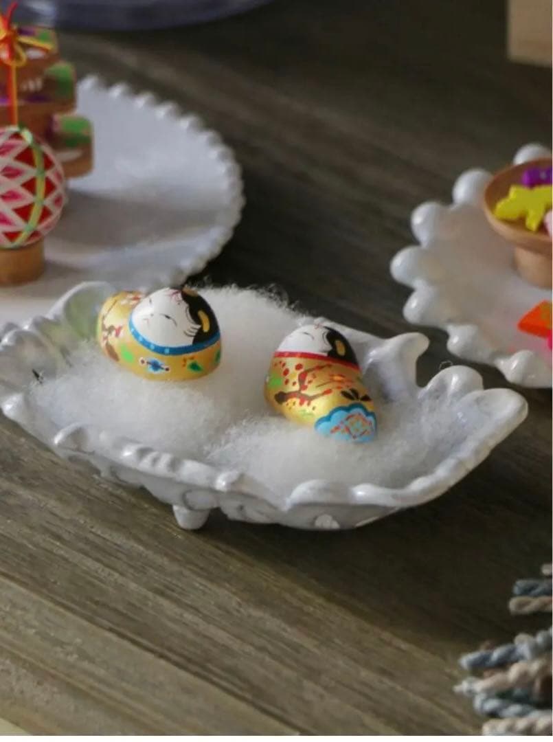 銀座和光 犬筥セット 桐箱付き 七五三 雛祭り 節句 記念日 誕生日 木目込み