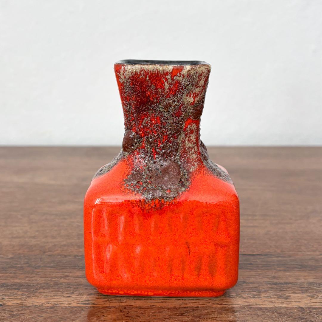 【ドイツ Stein Keramikの小さな花瓶】Fat Lava 410