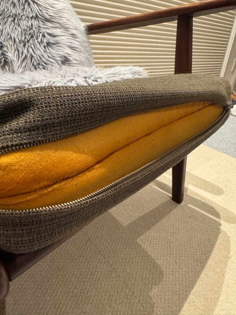 1950〜60s GETAM デンマークGE-88 1pソファ　ゲタマ刻印あり