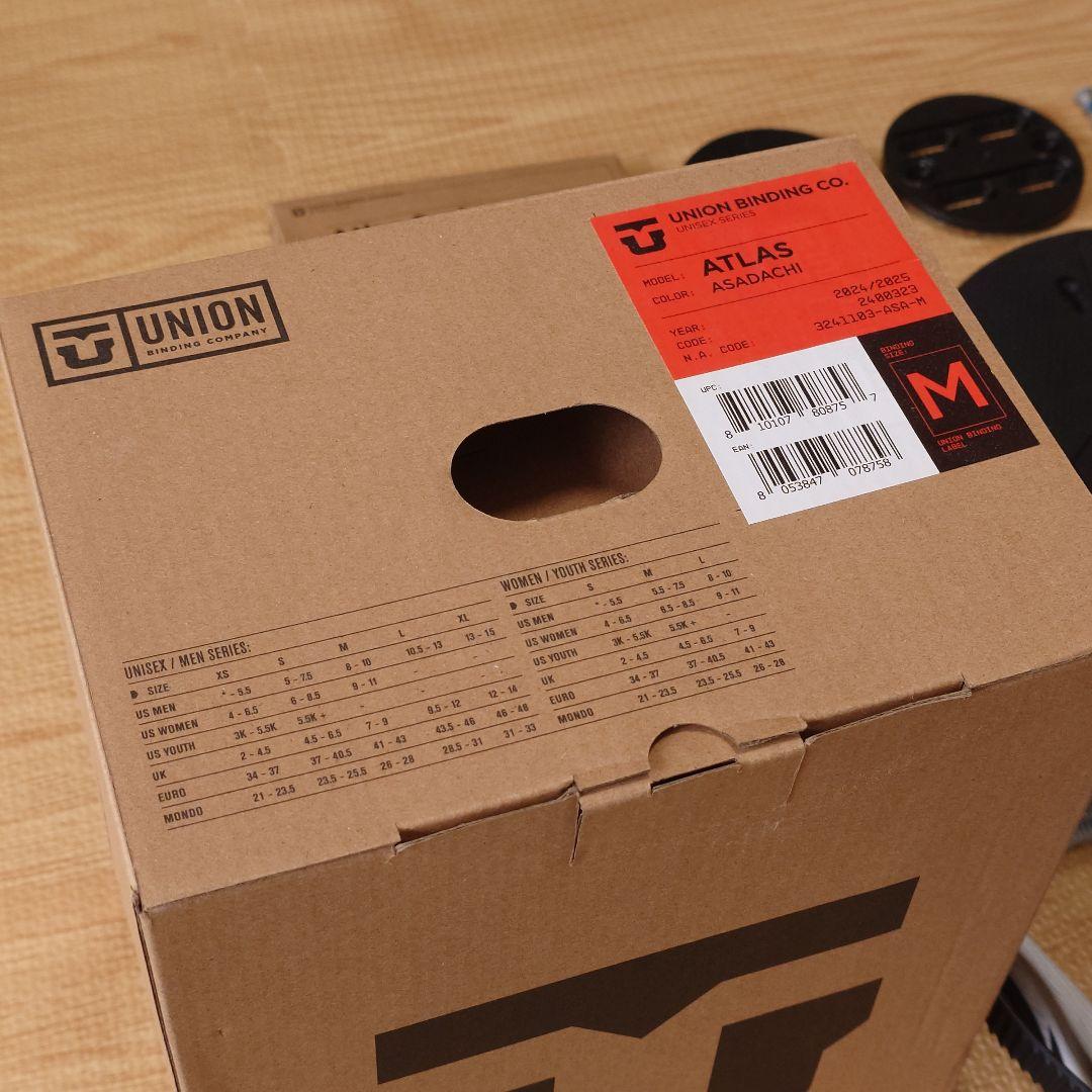 24-25モデル UNION ATLAS Mサイズ Asadachi