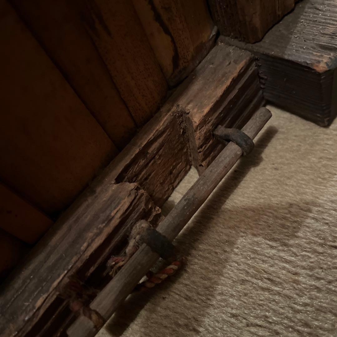 激レアアンティーク　井戸桶　井戸のオブジェ　茶道具　茶室　つるべ井戸　手汲井戸