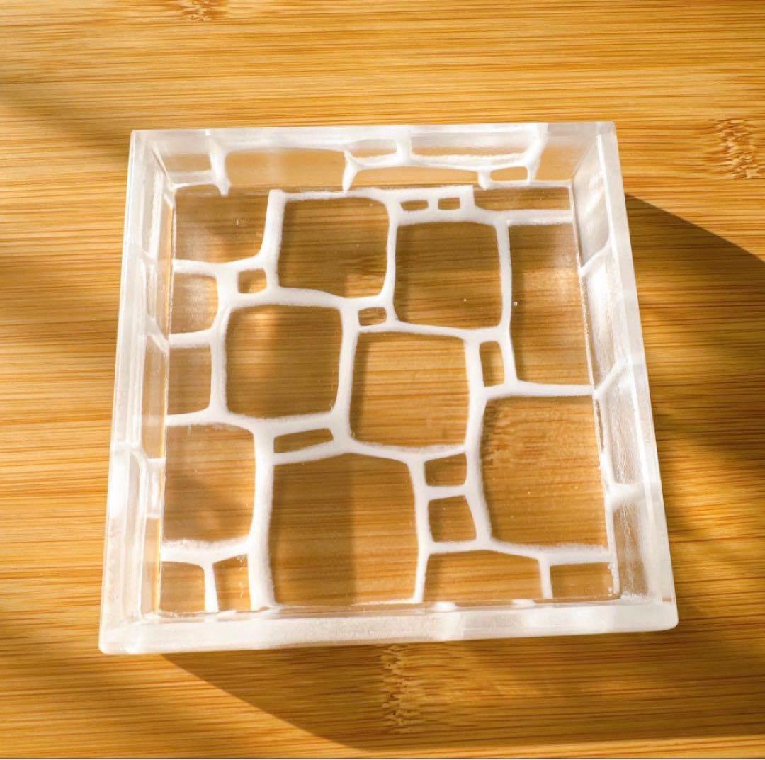 ✅期間限定出品【希少】サブロウガラス　スクエア　角皿