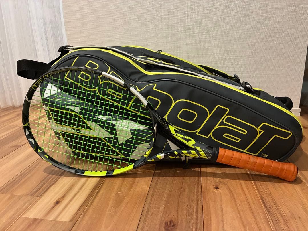 バボラ ピュアアエロ ラケット＆バッグG2 フェアウェイ レザーグリップ