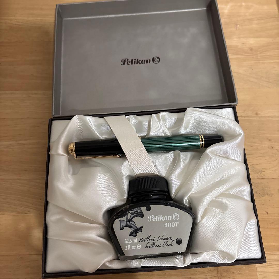 Pelikan 万年筆とインクセット