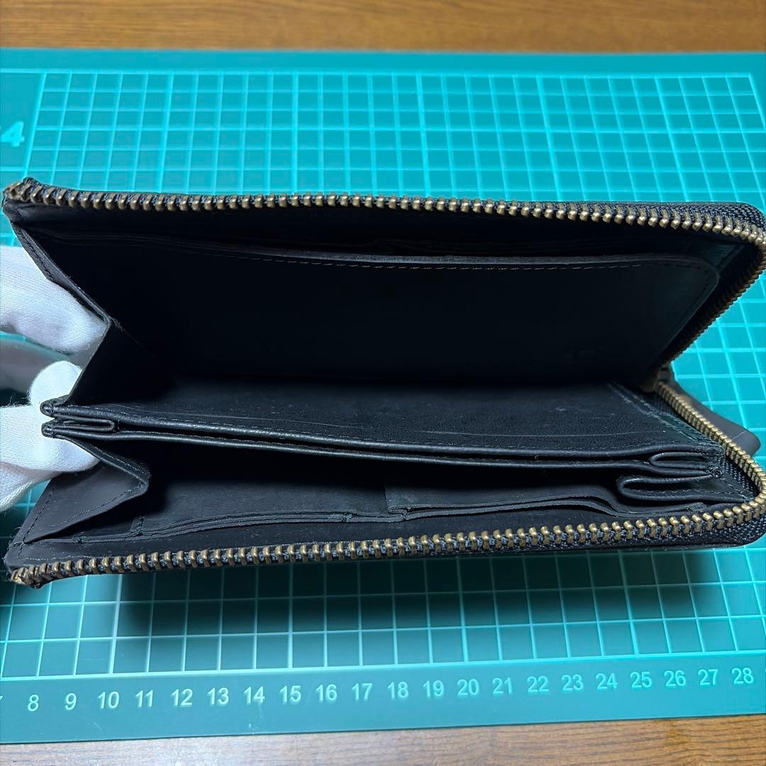 [Hallelujah] TIDY 2.0 本革　ブラック 小さい長財布