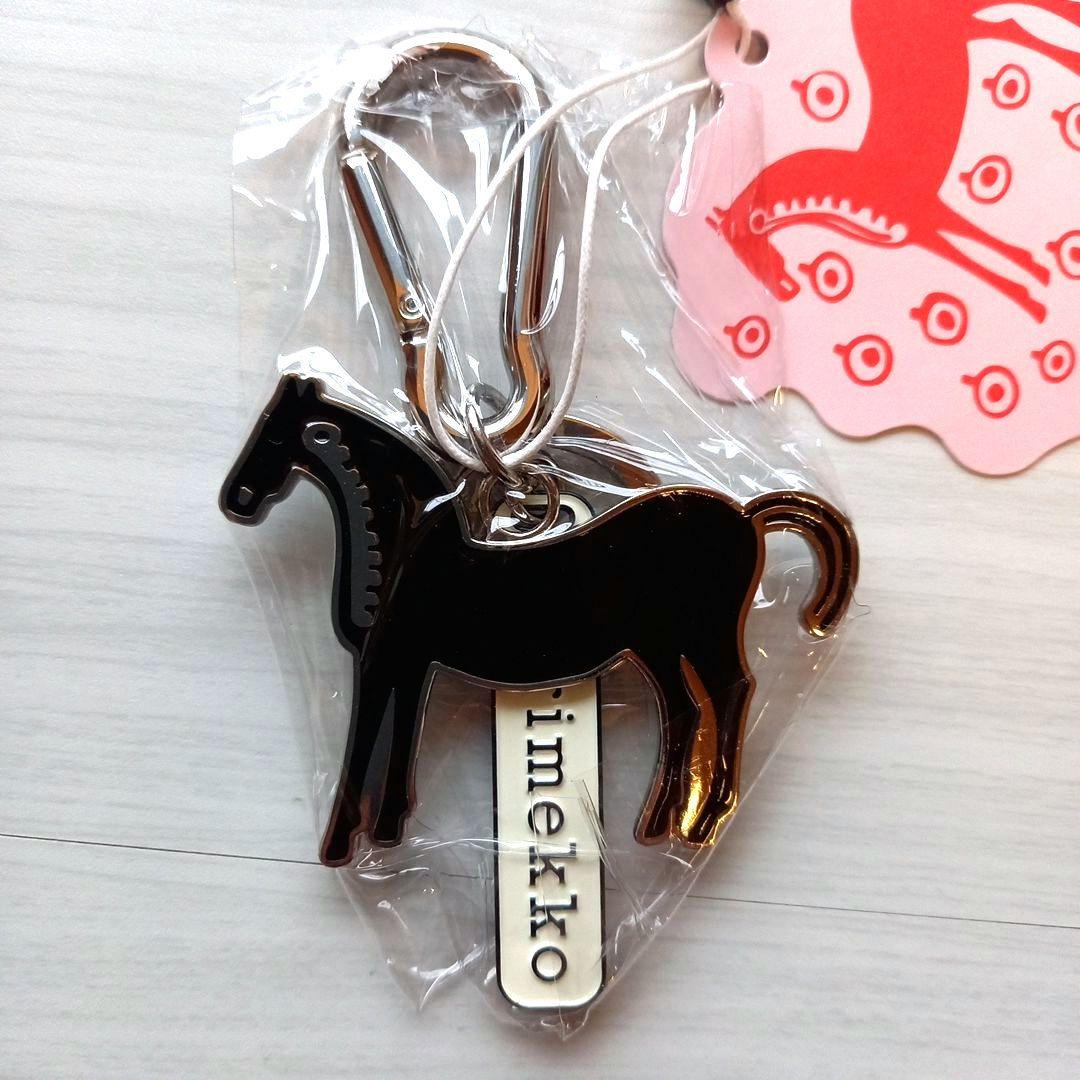 ✨新品✨マリメッコ ムスタタンマ キーチェーン