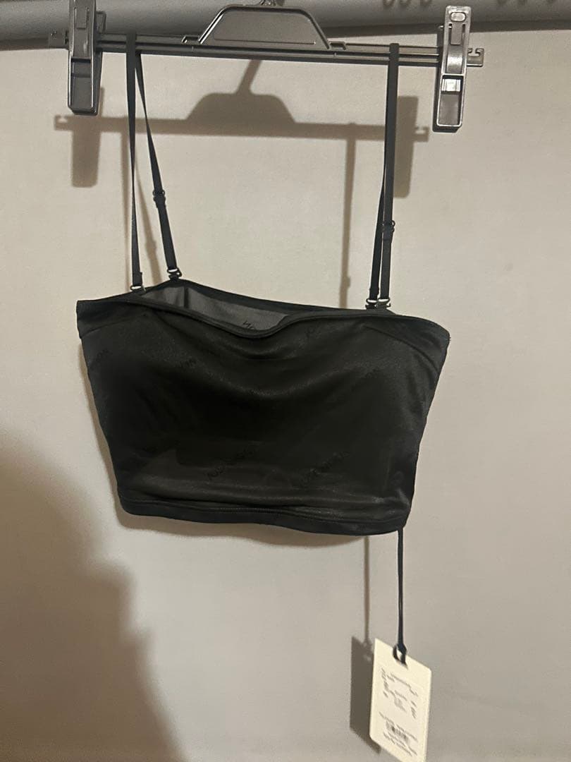 トップス josemoon SHEER MONOGRAM BARE TOP