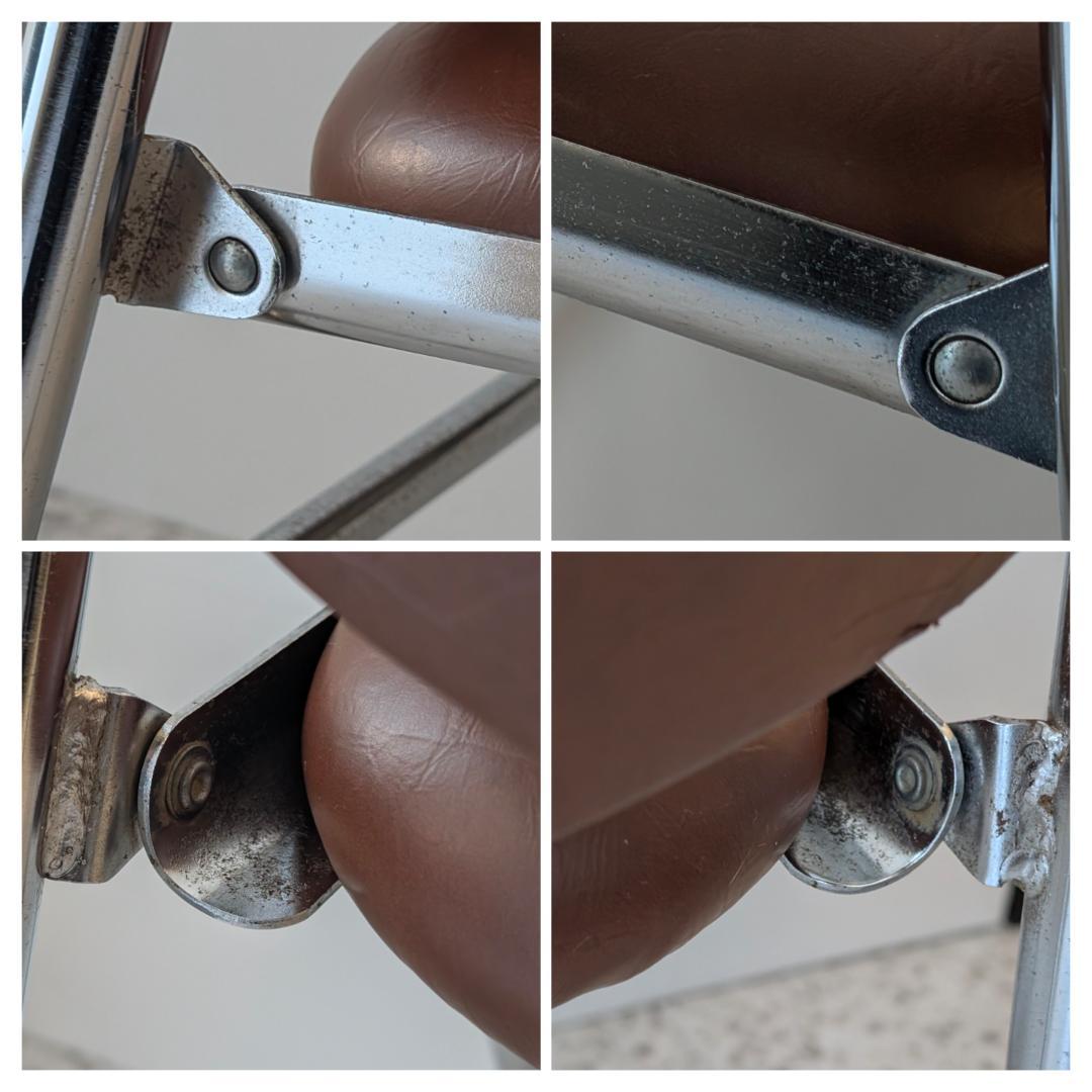 70s ビンテージ KOKUYO パイプチェア 折り畳み椅子 ミッドセンチュリー