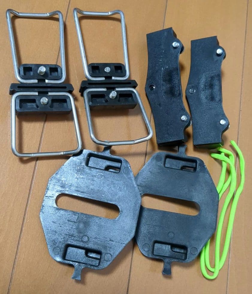 ！値下げ！　ボレー　スピードレールバインディング＆クランポン　※一部破損あり