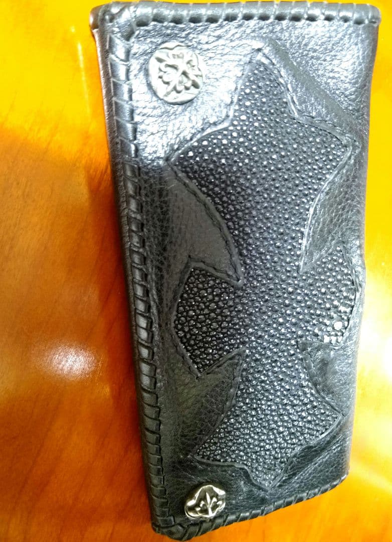A＆G Cross Design Long Leather Wallet希少品☆