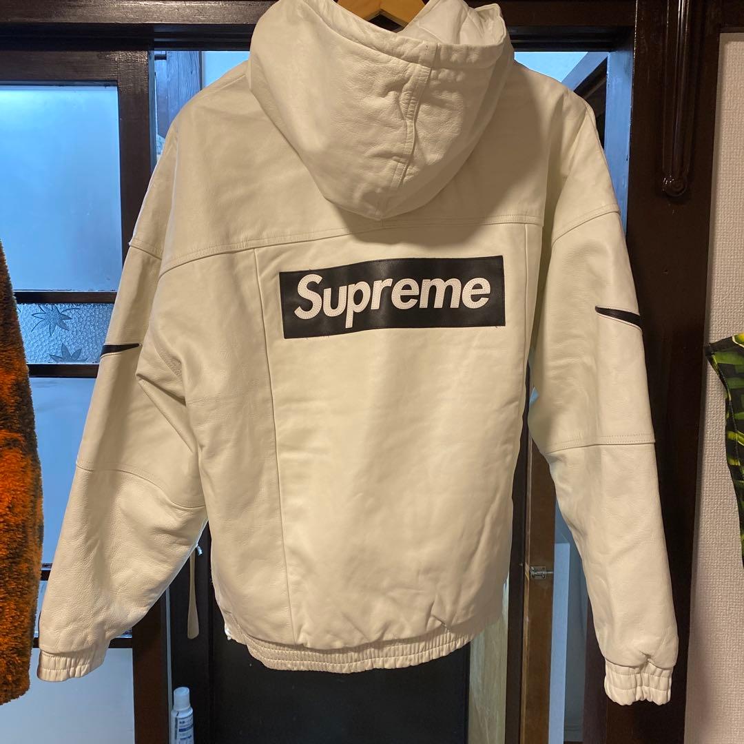 希少　Supreme × NIKE Leather Anorak 19AW
