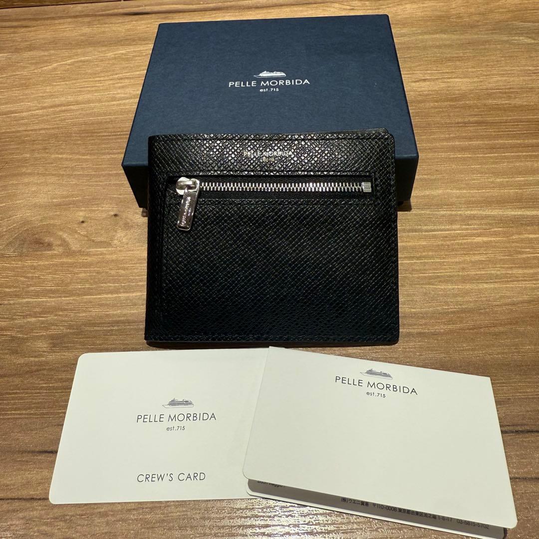 【美品】PELLE MORBIDA ペッレモルビダ　バルカ　コンパクトウォレット