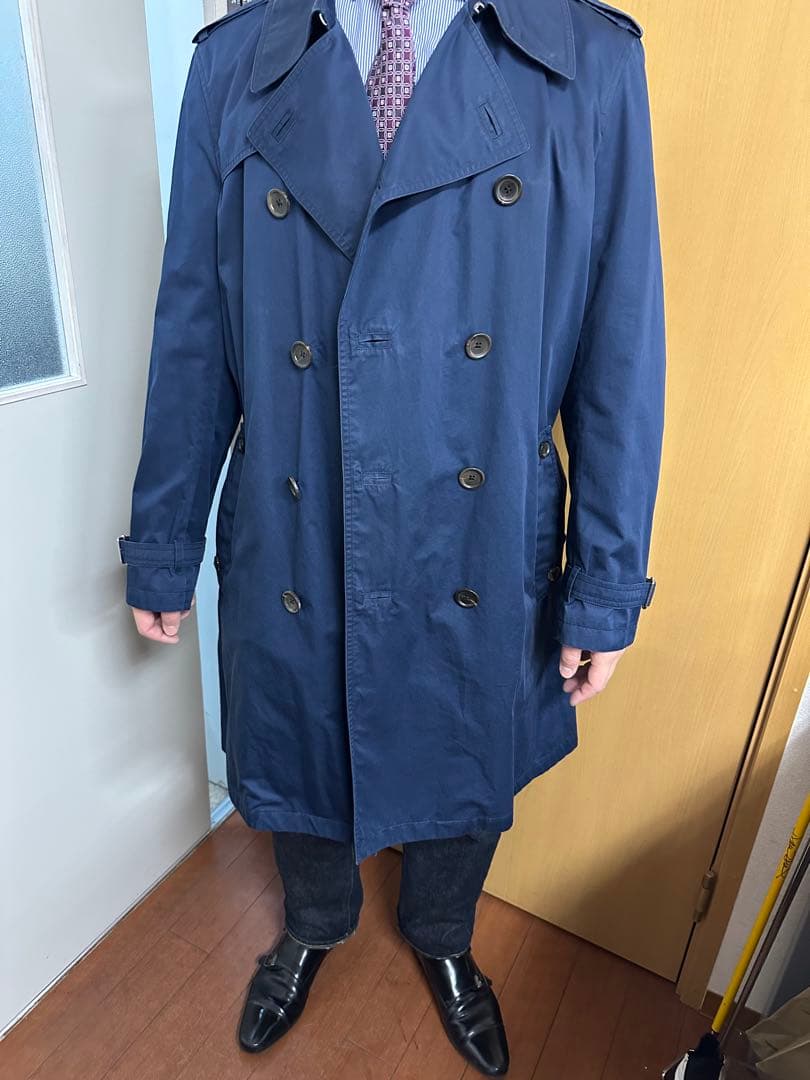 ト*ル様 ネイビー トレンチコート