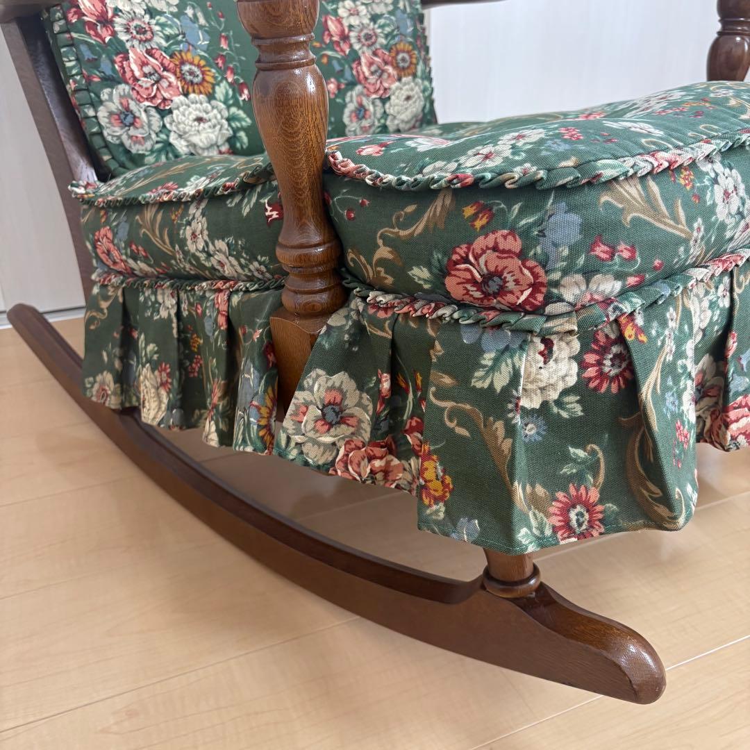 【美品】飛騨産業 キツツキマーク ロッキングチェア