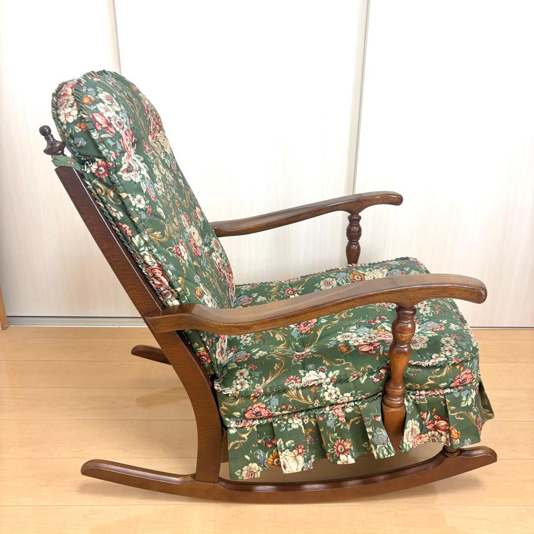 【美品】飛騨産業 キツツキマーク ロッキングチェア