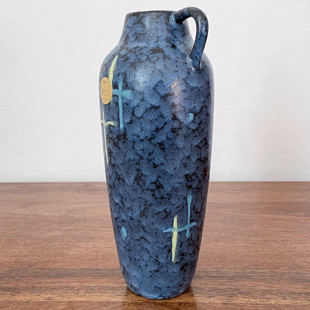 【東ドイツ Haldenslebenの花瓶】ミッドセンチュリー 356