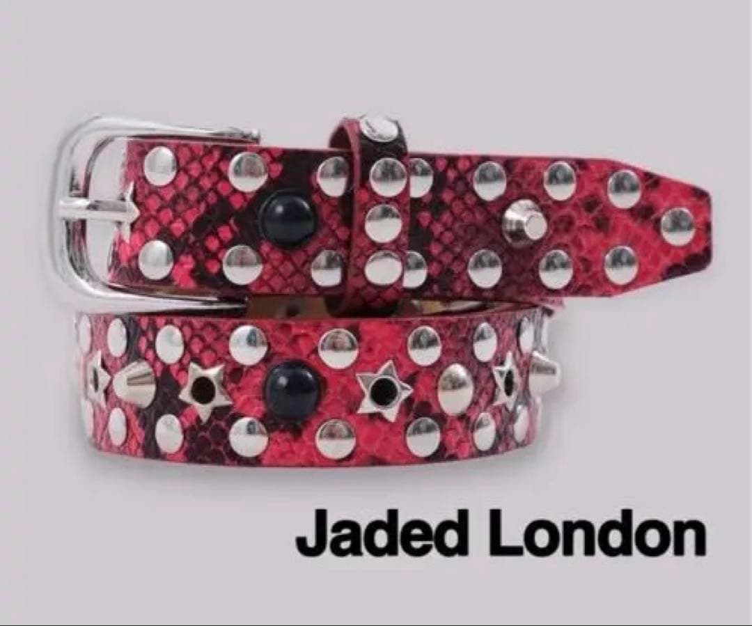 Jaded London スタッズ付きベルト