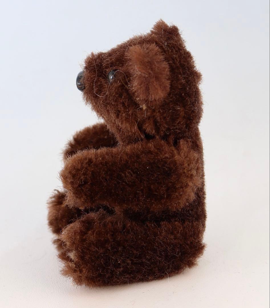 1950年代シュコー・ミニチュア・ペア2.5inch小型焦げ茶色の可愛いクマ