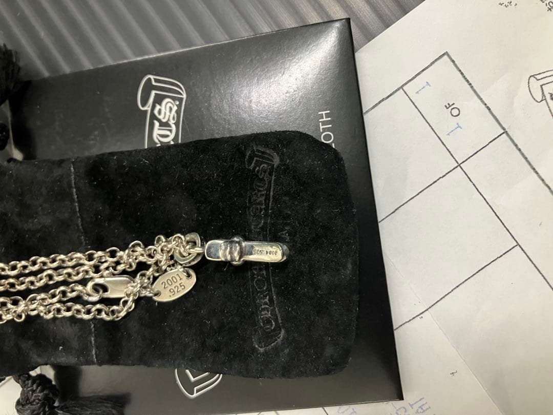 け*け様 クロムハーツ　ベビーファットクロス&ロールチェーン