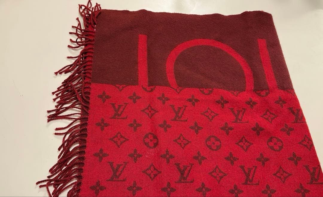K*様 LOUIS VUITTON 100%カシミア　ストール　ショール　マフラ