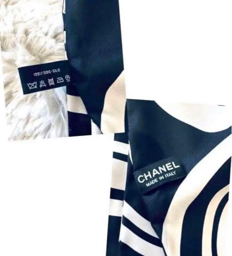 【正規品】日本未入荷❣️限定品☆極美品❣️シャネルココマーク スカーフ