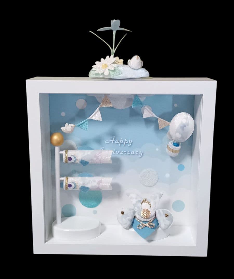 【新品】五月人形　兜　鯉のぼり　写真立て