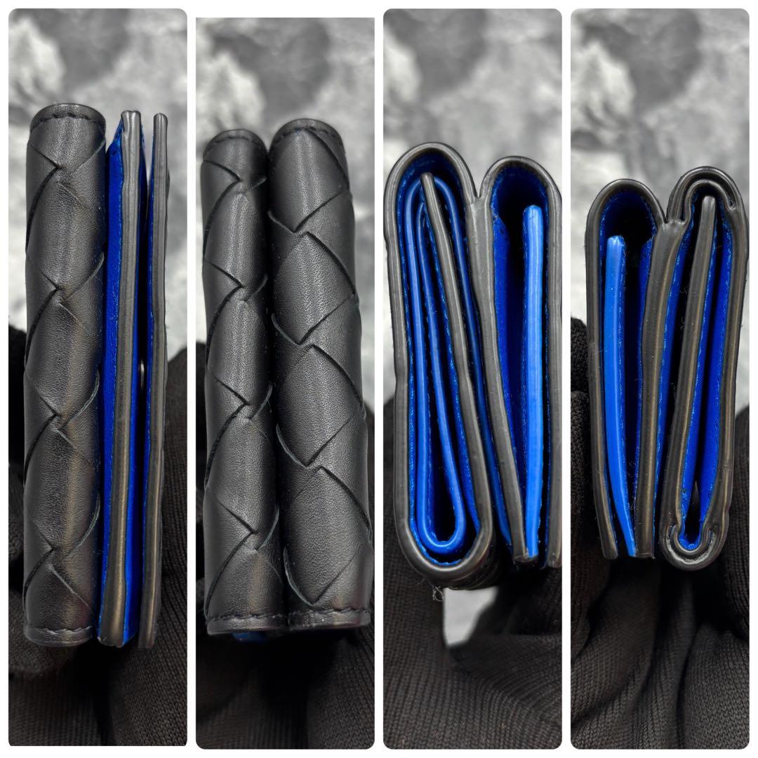 Munetakai ✨ボッテガヴェネタ　三つ折り財布　バイカラー