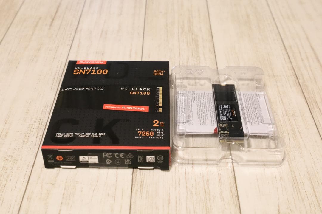 WD_BLACK SN7100 2TB 高速Gen4 SSD【購入証明付】