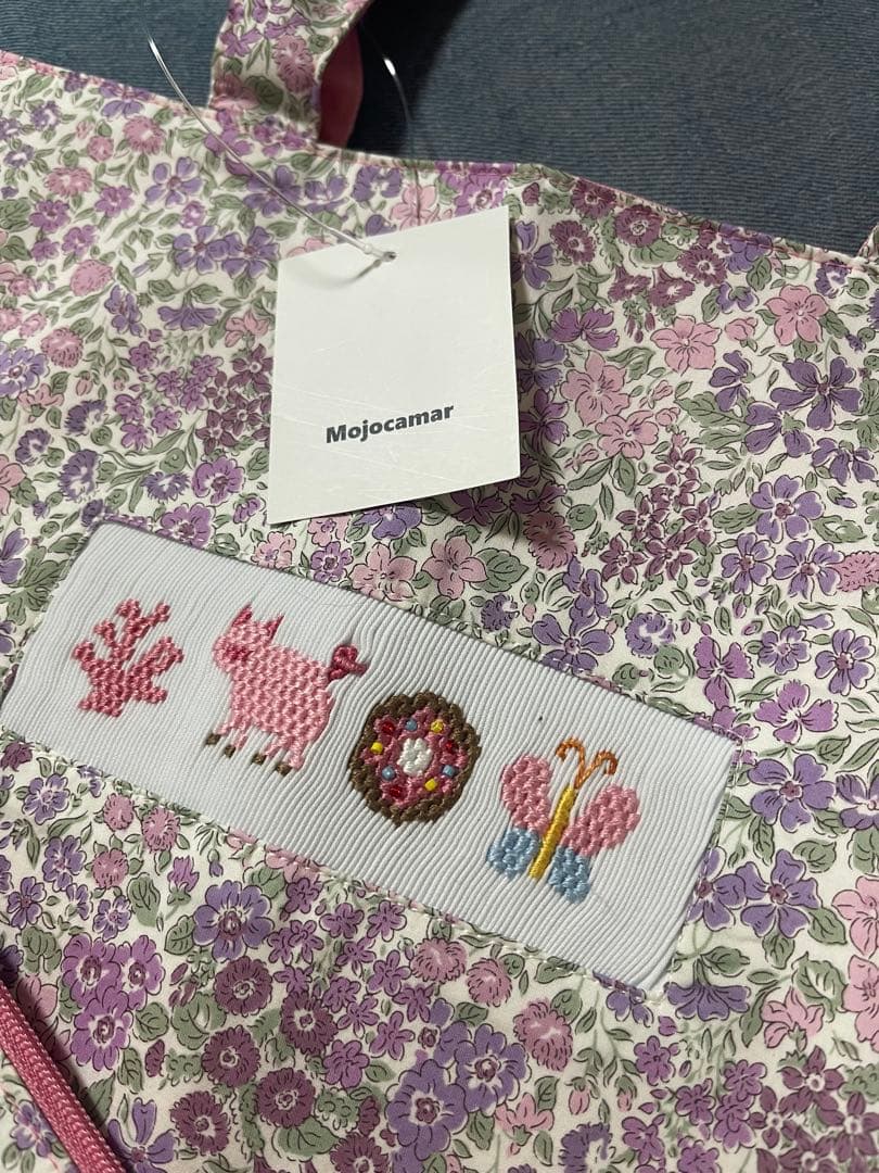 Mojoacamar 刺繍レッスンバックとポーチセット