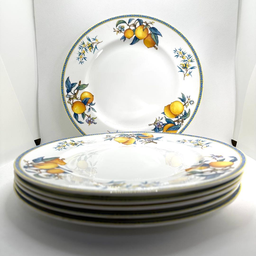 ★ウェッジウッド ★シトロン 27cm プレート　ディナープレート　6枚セット
