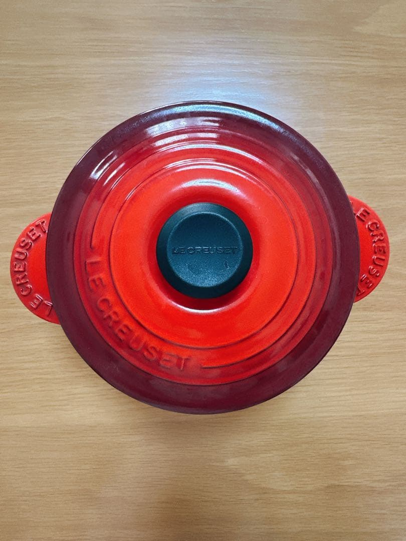 ルクルーゼ　ココットエブリィ　レッド　18cm