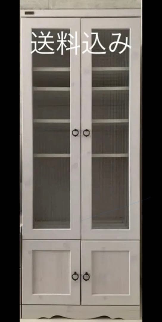 食器棚　佐藤産業　白